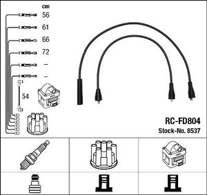 Bougiekabelset RCFD804