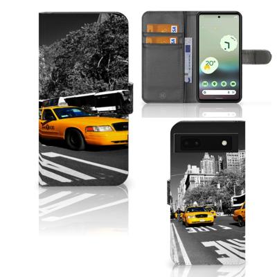 Google Pixel 6A | Flip Cover | New York Taxi