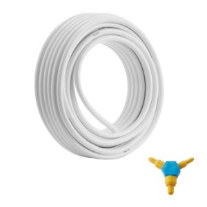 VEVOR aluminium composietbuis, aluminium meerlagencomposietbuis, 25 m, wit, PEX buis, aluminium meerlagencomposietbuis, MV buis, meerlagenbuis, ideaal voor vloerverwarming en radiatoraansluiting, aluminium composietbuis