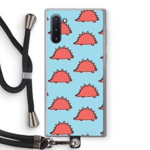 Dinosawrr: Samsung Galaxy Note 10 Transparant Hoesje met koord