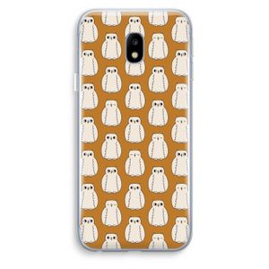 Uilen: Samsung Galaxy J3 (2017) Transparant Hoesje