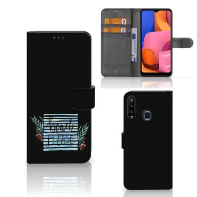 Samsung Galaxy A20s Leuk Hoesje Boho Beach | Portemonnee hoesje