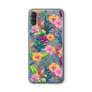 Tropisch 2: Samsung Galaxy A11 Transparant Hoesje