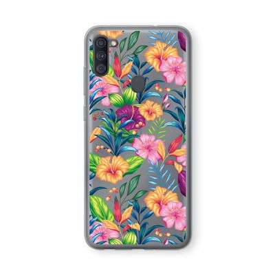 Tropisch 2: Samsung Galaxy A11 Transparant Hoesje