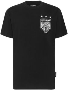 Plein Sport t-shirt SS Tiger à imprimé poitrine - Noir