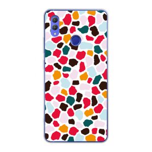 Colored Giraffe: Honor Note 10 Transparant Hoesje