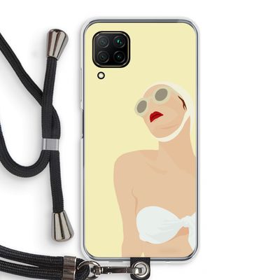 Summer: Huawei P40 Lite Transparant Hoesje met koord