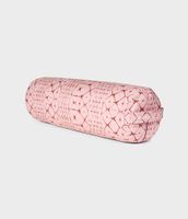 Manduka Yoga Bolster Star Dye Coral Rond Katoen – (Roze) – 69 x 23 cm