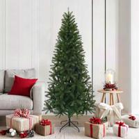 Kunstkerstboom met standaard Groen 180 cm PVC, PE en staal