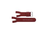 Horlogeband Davis 1404 Leder Rood 10mm