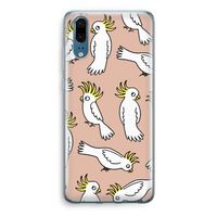Papegaai: Huawei P20 Transparant Hoesje Papegaai: Huawei P20 Transparant Hoesje