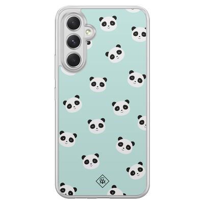 Samsung Galaxy A54 hybride hoesje - Panda print