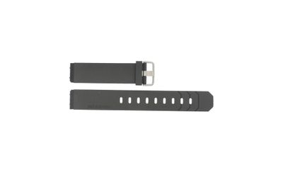 Horlogeband Jacob Jensen 600 / 800 / 601 / 602 / 702 / 703 Rubber Zwart 19mm