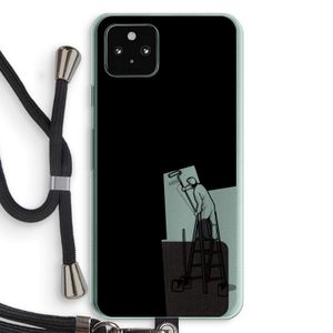 Musketon Painter: Pixel 5a 5G Transparant Hoesje met koord