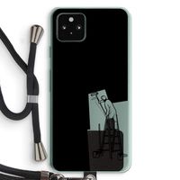 Musketon Painter: Pixel 5a 5G Transparant Hoesje met koord
