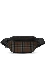 Burberry sac banane Sonny à carreaux - Noir