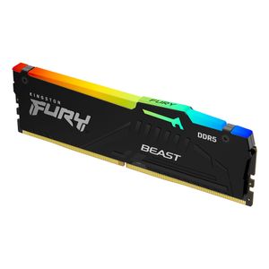 Kingston Technology FURY Beast RGB geheugenmodule 16 GB 1 x 16 GB DDR5 6000 MHz