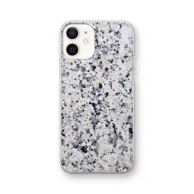 Gespikkelde marmer: iPhone 12 Transparant Hoesje
