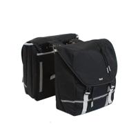 Dubbele Sportieve Fietstas Gabe Zwart Zilver