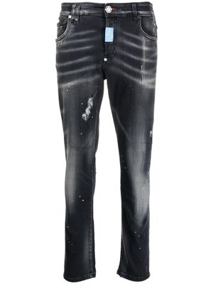 Philipp Plein jean skinny à taille basse - Noir