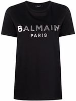 Balmain t-shirt à logo imprimé - Noir - thumbnail