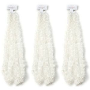 3x Witte kerstslingers 5 x 270 cm kerstboom versieringen