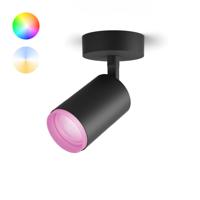 Philips Enkele spot Hue Fugato - White and color zwart 915005761201