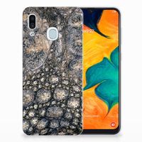 Samsung Galaxy A30 TPU Hoesje Krokodillenprint - thumbnail