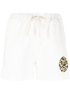 Joshua Sanders short camouflage à logo imprimé - Blanc
