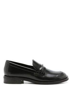 Sarah Chofakian mocassins Eliza en cuir - Noir