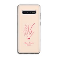 Where flowers bloom: Samsung Galaxy S10 4G Transparant Hoesje