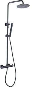 Mueller Black regendouche 20cm hoofddouche en handdouche matzwart