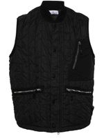 Stone Island gilet à design matelassé - Noir