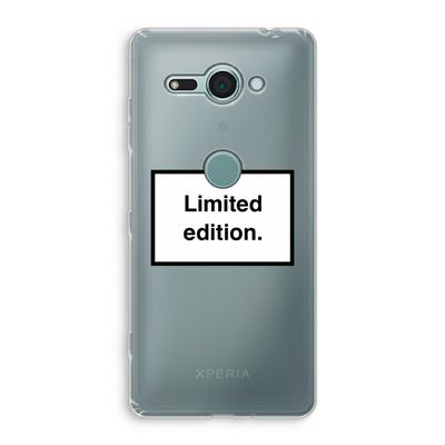 Limited edition: Sony Xperia XZ2 Compact Transparant Hoesje