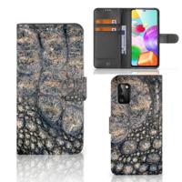 Samsung Galaxy A41 | Telefoonhoesje | Met pasjeshouder | Krokodillenprint
