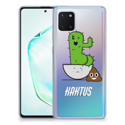 Samsung Galaxy Note 10 Lite Telefoonhoesje met Naam Cactus Poo