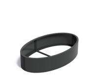 Aluminium plantenbak Ellipse zonder bodem 200x120x40cm.