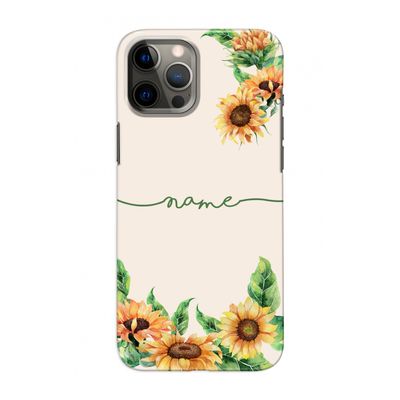 Zonnebloemen: Volledig geprint iPhone 12 Hoesje