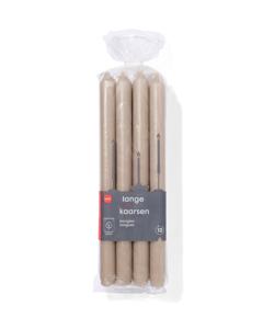 HEMA Lange Huishoudkaarsen Ø2.2x29 - 12 Stuks Naturel (naturel)