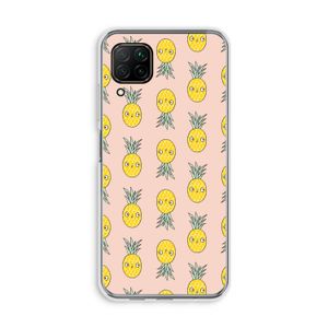 Ananas: Huawei P40 Lite Transparant Hoesje