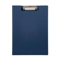 Klembordmap maulbalance a4 karton rug 8mm blauw