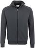 Hakro 606 Sweat jacket College - Anthracite - XS