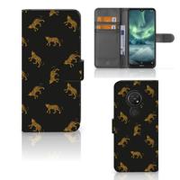 Telefoonhoesje | Met pasjeshouder | voor Nokia 7.2 | Nokia 6.2 Leopards