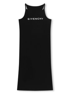 Givenchy Kids robe à plaque 4G - Noir