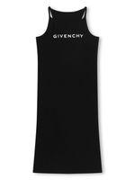 Givenchy Kids robe à plaque 4G - Noir