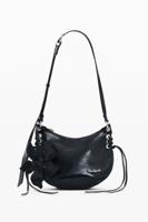 Portemonnee schoudertas stiksels - BLACK - U