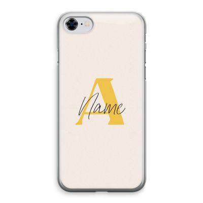 Amber Script: iPhone 8 Transparant Hoesje