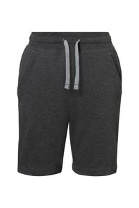 Hakro 781 Jogging shorts - Mottled Anthracite - L
