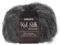 Drops Kid Silk Uni Colour 022 Asgrijs