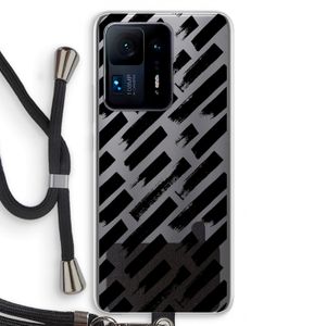 Zwarte vegen: Xiaomi Mi Mix 4 Transparant Hoesje met koord